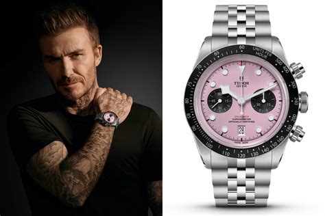 david beckham tudor royal|tudor watches pink dial.